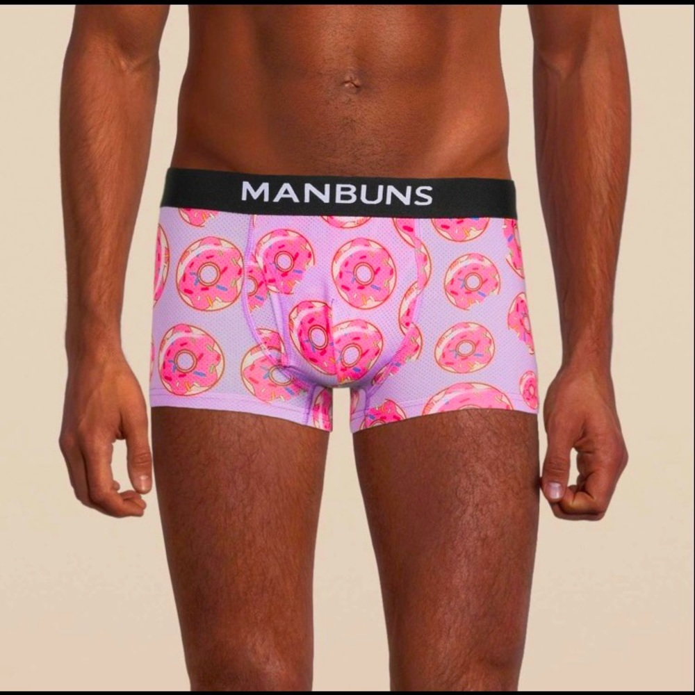 Men’s Manbuns  Doughnut underwear look how awesome these are. Size S